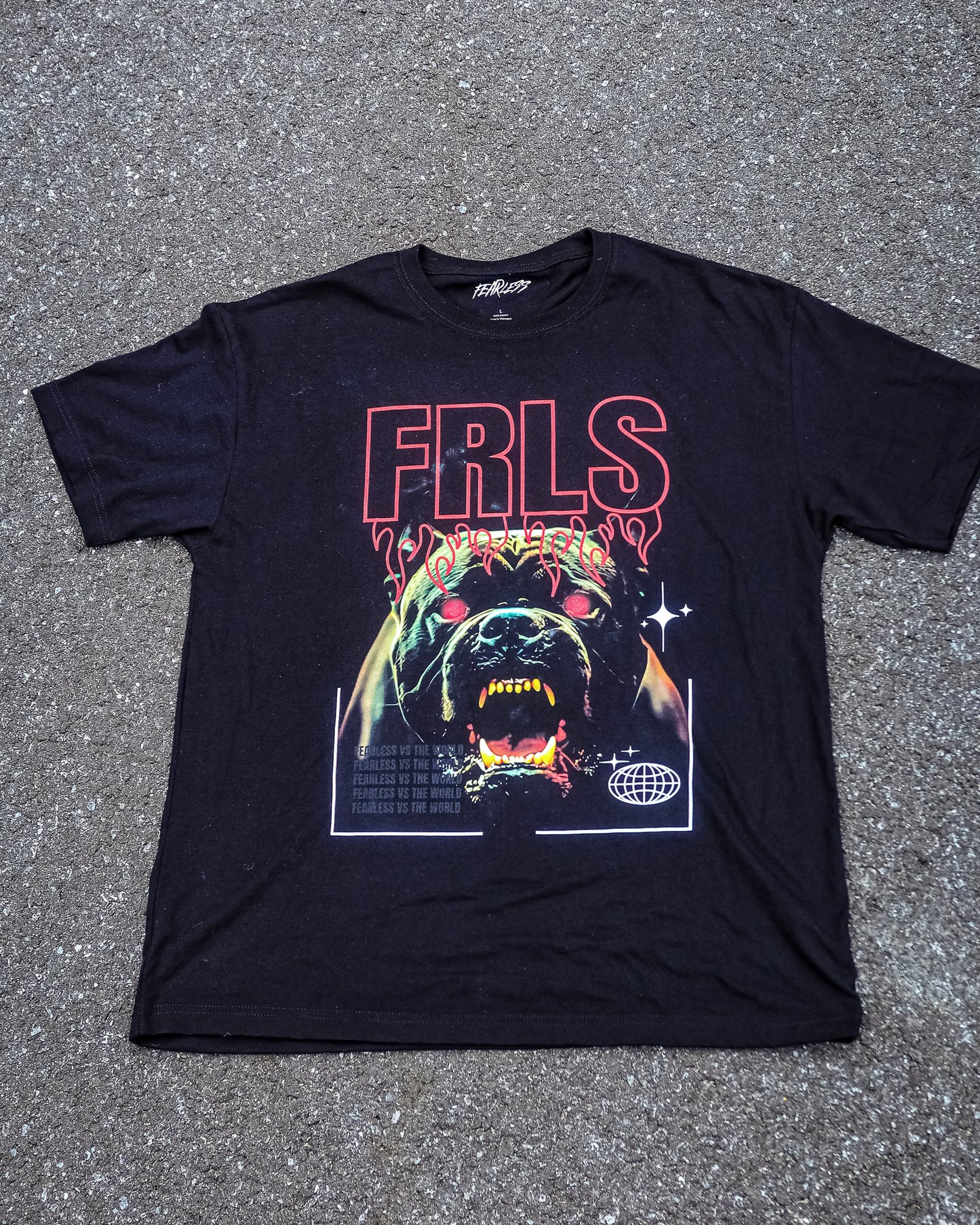 FRLS v3 "persistence" pitbull oversized tee