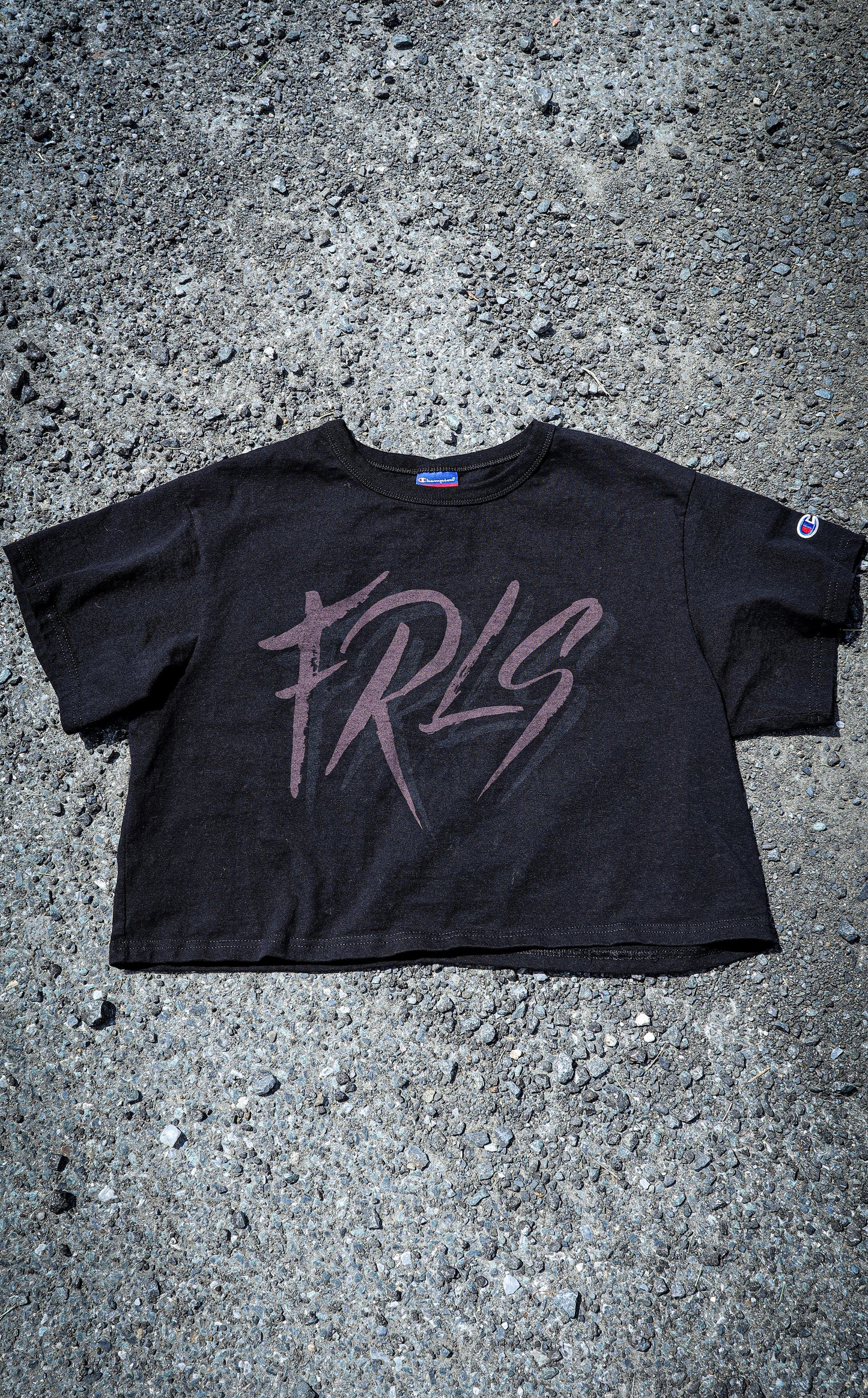 FRLS "Simplicity" Red Shadow Unisex Crop Tee