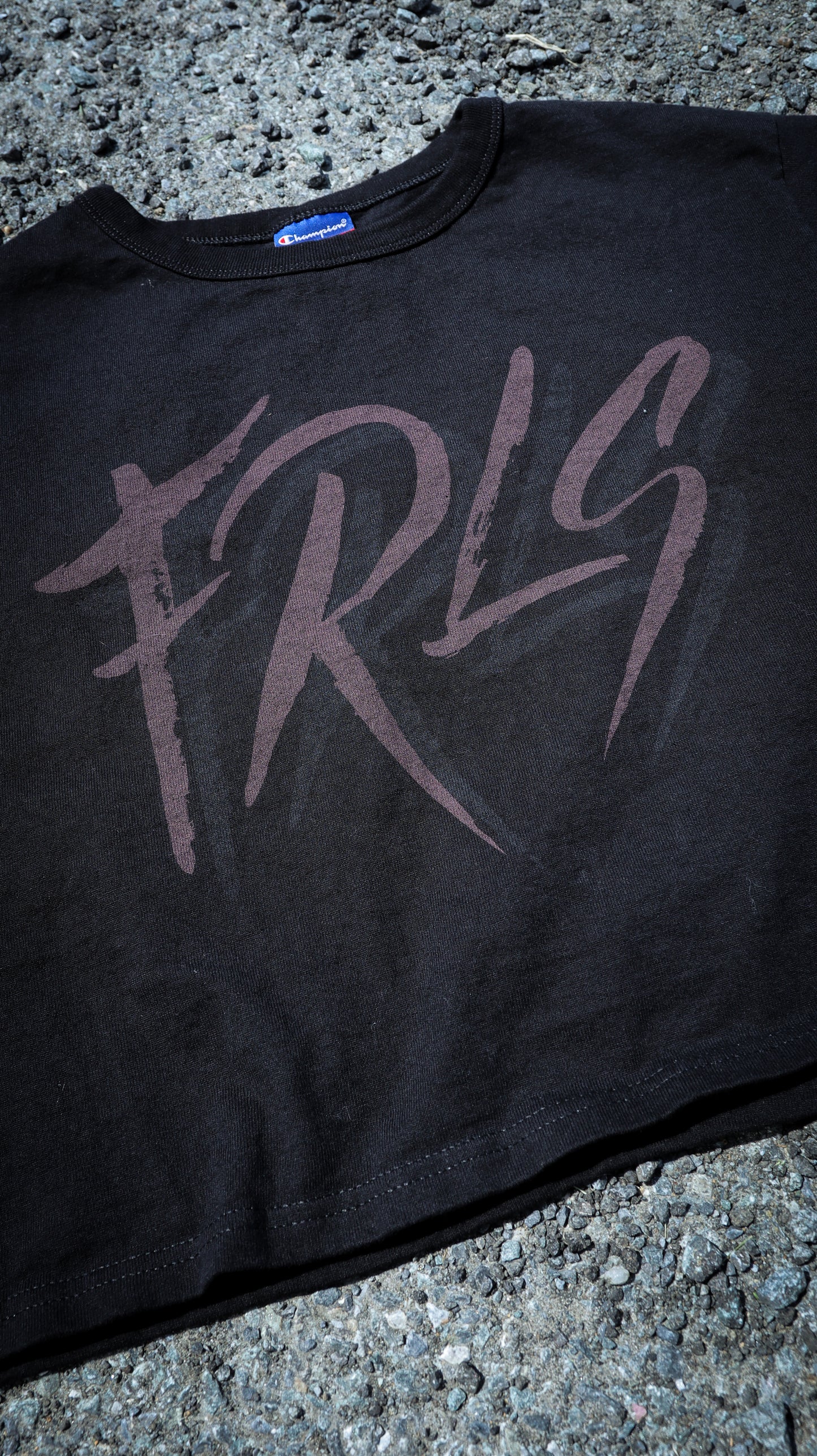 FRLS "Simplicity" Red Shadow Unisex Crop Tee