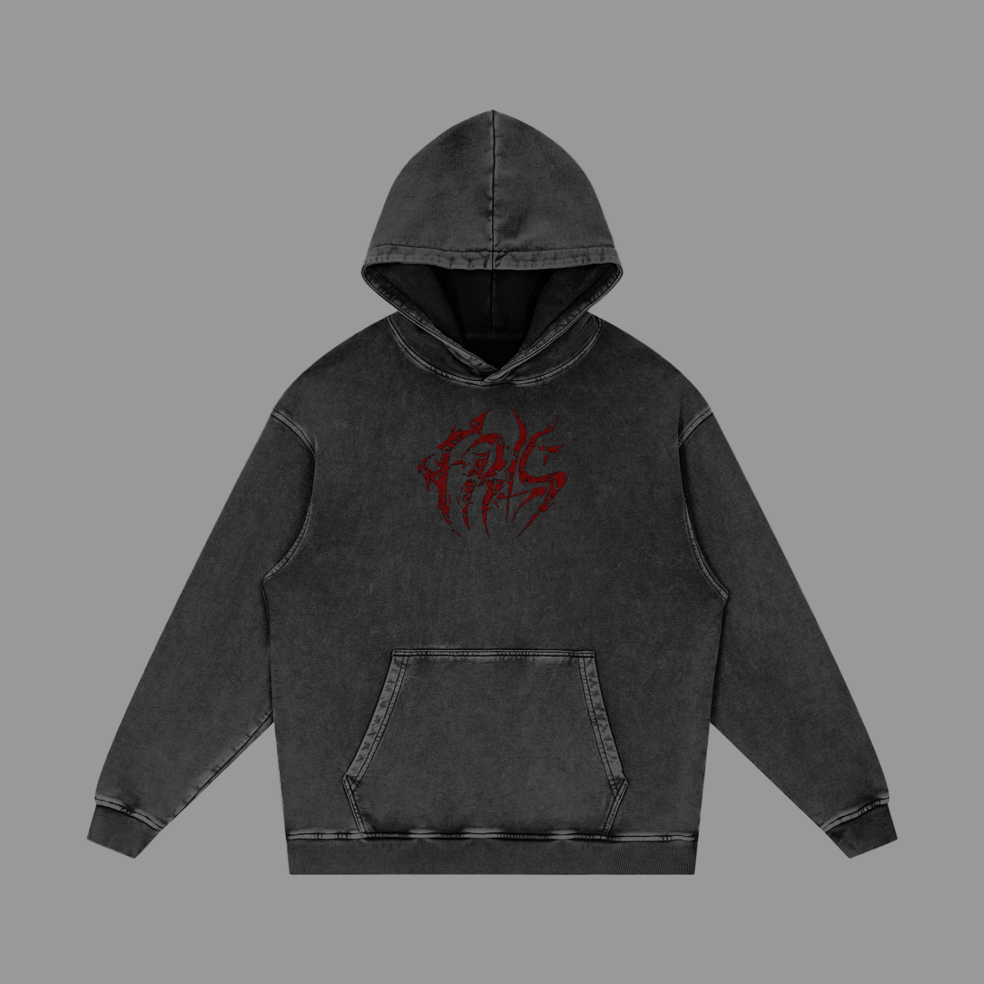 SNOW WASH OVERSIZED FRLS ALL OR NOTHING HOODIE