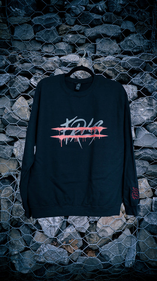 FRLS "grit" split logo crewneck sweatshirt
