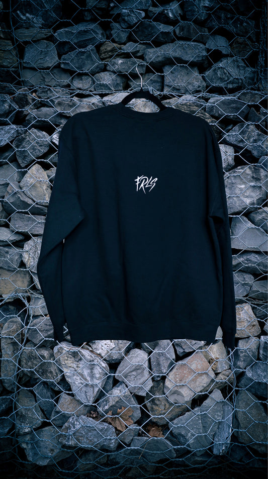 FRLS "grit" split logo crewneck sweatshirt