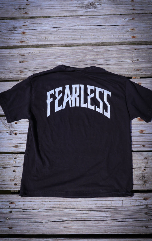 FEARLESS FRONT logo oversized tee