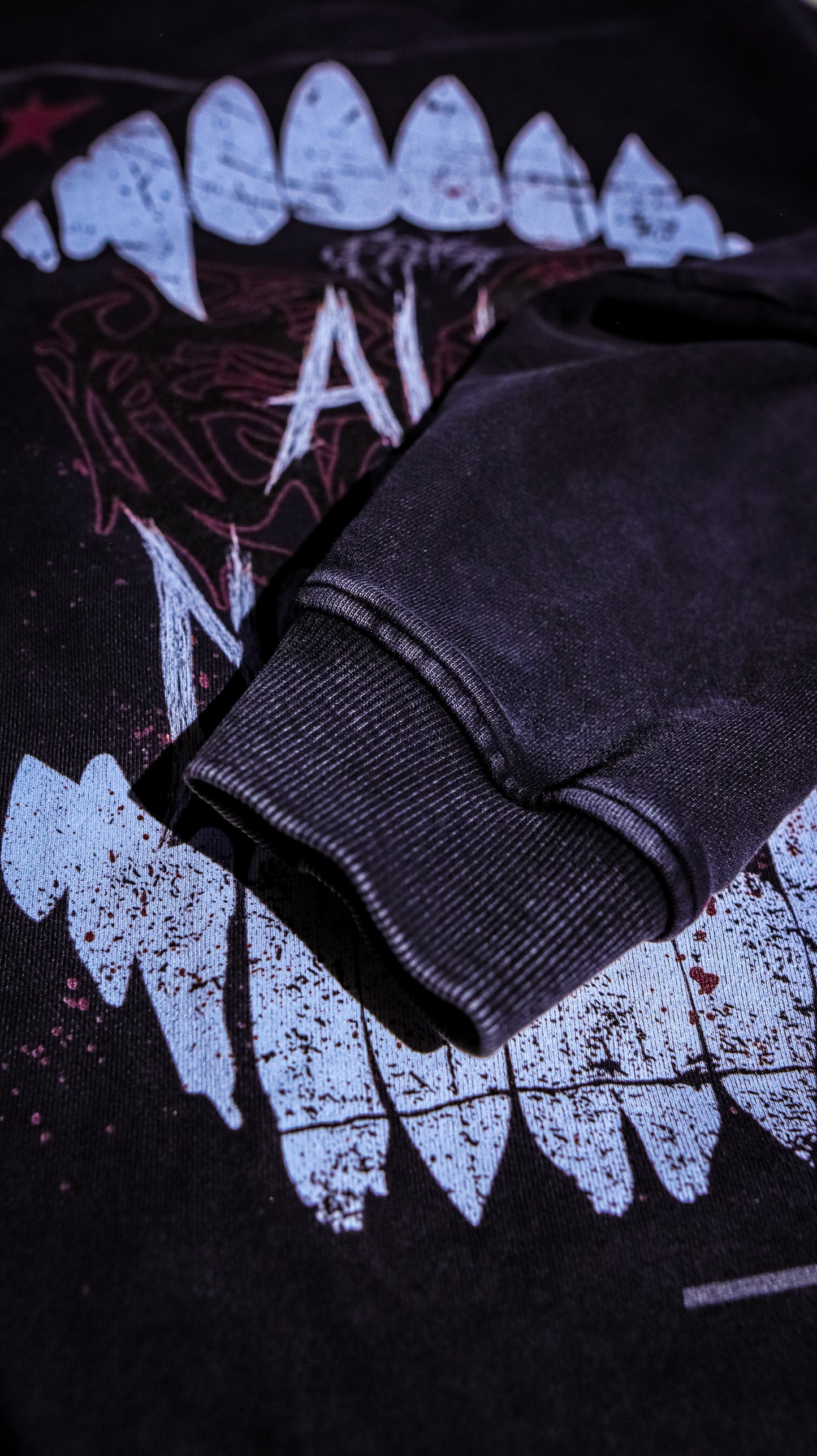 SNOW WASH OVERSIZED FRLS ALL OR NOTHING HOODIE