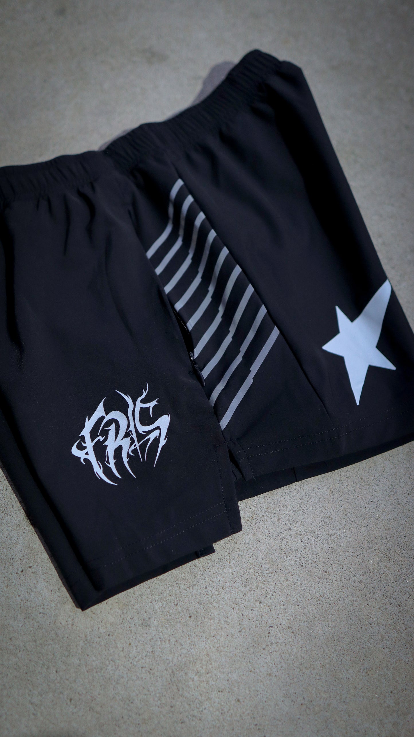 FRLS LOGO ATHLETIC SHORTS -3M REFLECTIVE